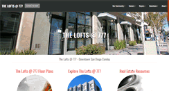 Desktop Screenshot of loftsat777sd.com